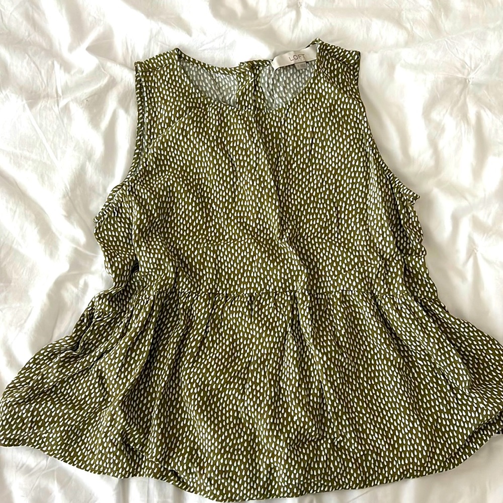 Loft Peplum Top